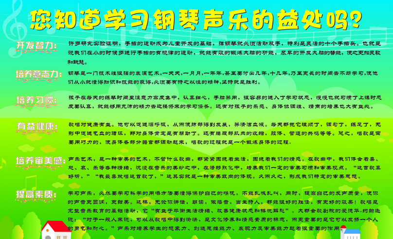 聲樂教育管理制度措施