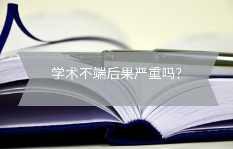學(xué)術(shù)不端后果嚴(yán)重嗎?