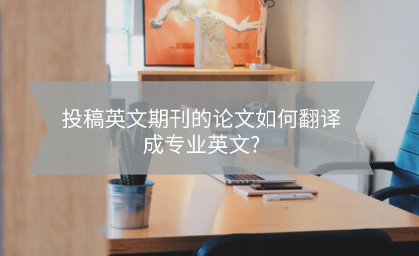 投稿英文期刊的論文如何翻譯成專(zhuān)業(yè)英文?