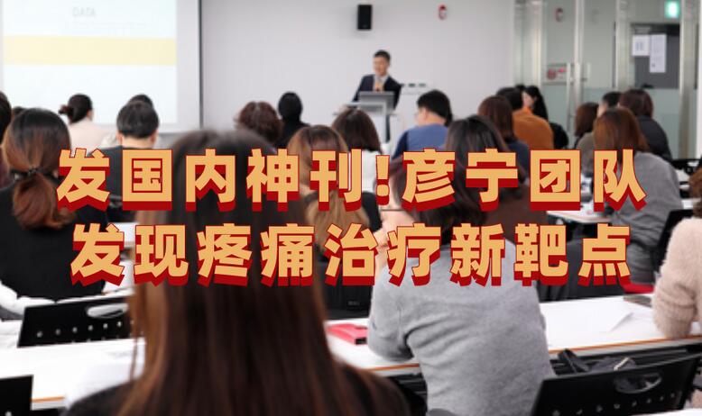 發(fā)國內(nèi)神刊!彥寧團隊發(fā)現(xiàn)疼痛治療新靶點