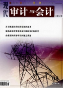 會計和審計工作中存在問題和規范措施