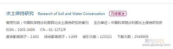 水土保持研究